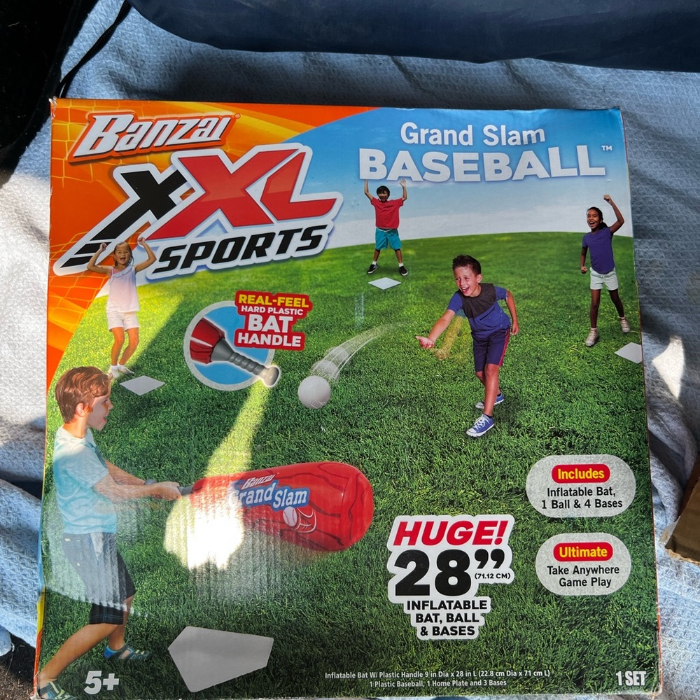 Banzai Grand Slam Baseball Set - Red